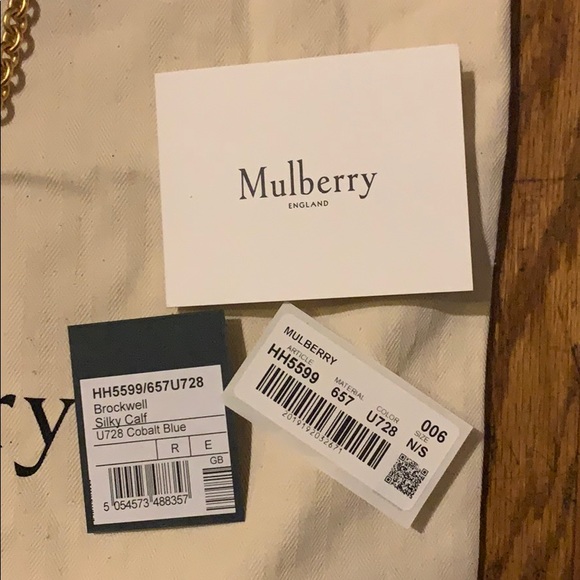 NWT Mulberry Brockwell Leather Bag - Picture 8 of 9